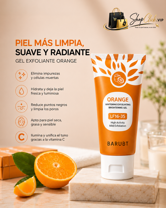 GEL EXFOLIANTE ORANGE - TU PIEL MAS RADIANTE