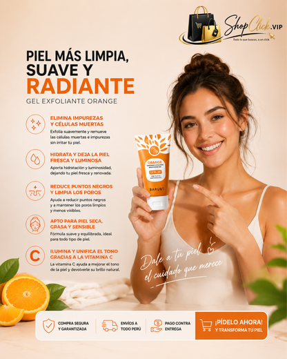 GEL EXFOLIANTE ORANGE - TU PIEL MAS RADIANTE
