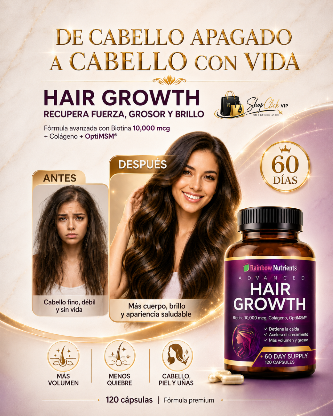 HAIR GROWTH – Nutrición Capilar Avanzada