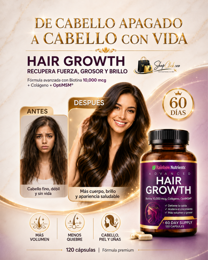 HAIR GROWTH – Nutrición Capilar Avanzada