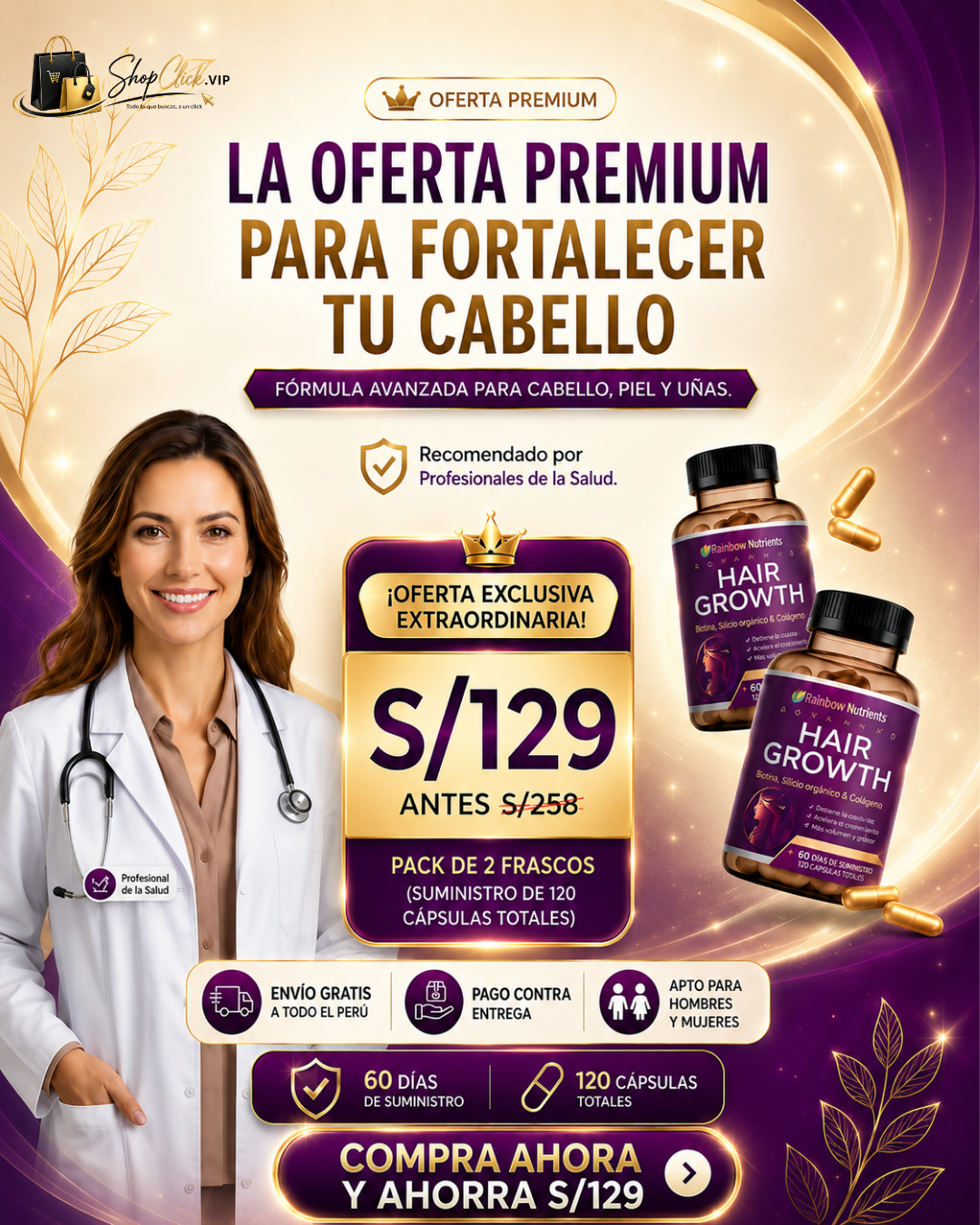 HAIR GROWTH – Nutrición Capilar Avanzada