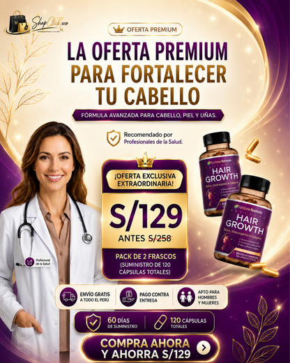 HAIR GROWTH – Nutrición Capilar Avanzada